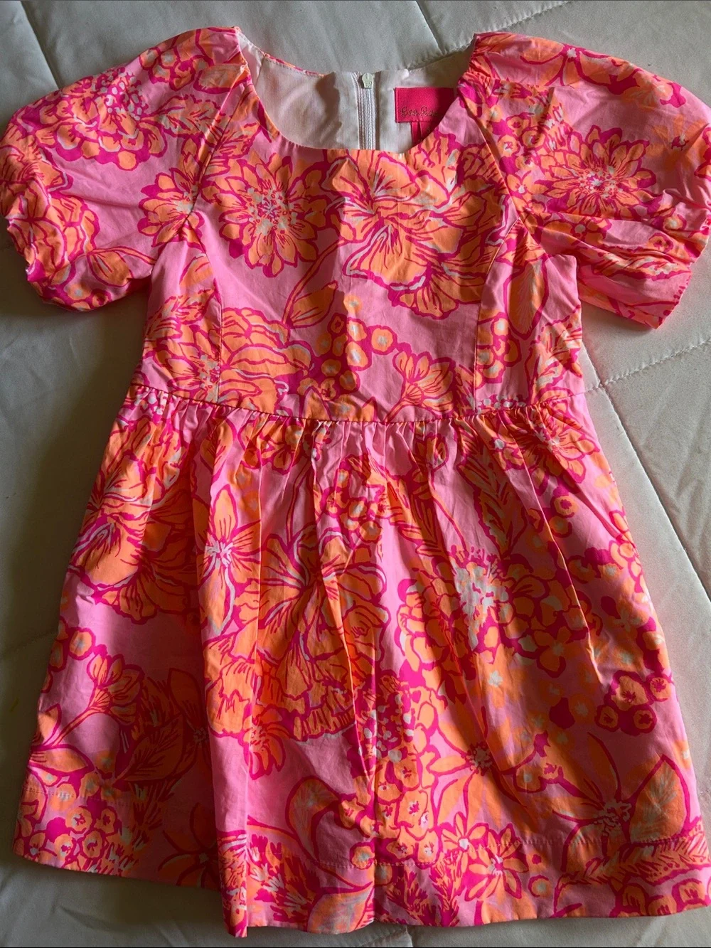 Lilly Pulitzer lil girl pink and orange summer dress 🧡💓